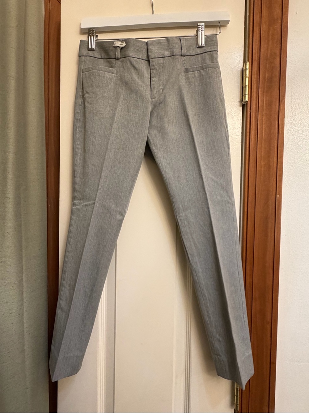 Banana Republic Sloan Petite Gray Ankle Women’s 0P Career/Office Dress Pants